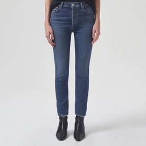 AGOLDE size 26 high rise slim fit Nico jean